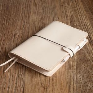 Hobonichi A6 Cover with Book Marks and Pen Loop - Nature Tan